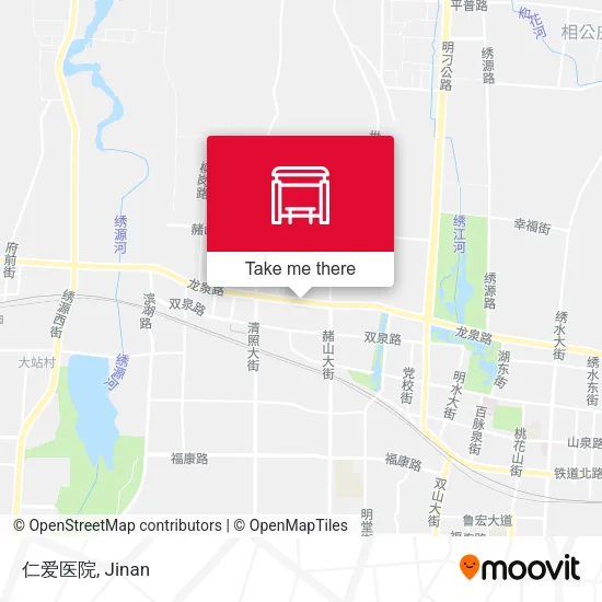 仁爱医院 map