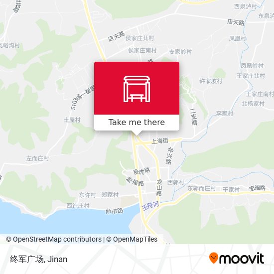 终军广场 map