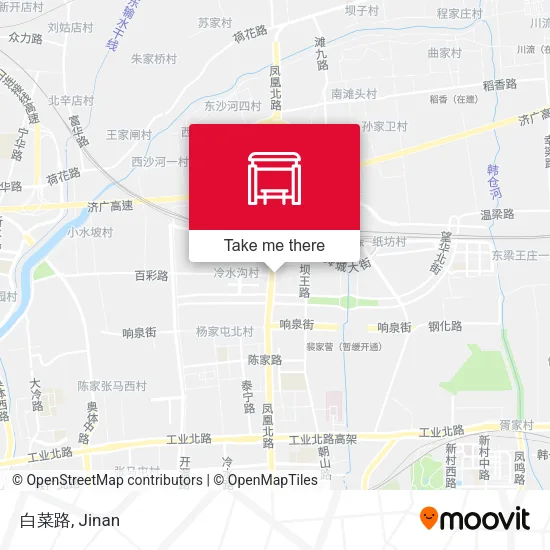 白菜路 map