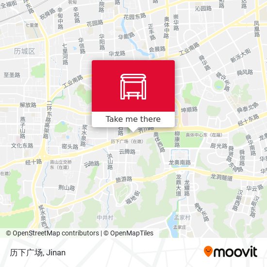 历下广场 map