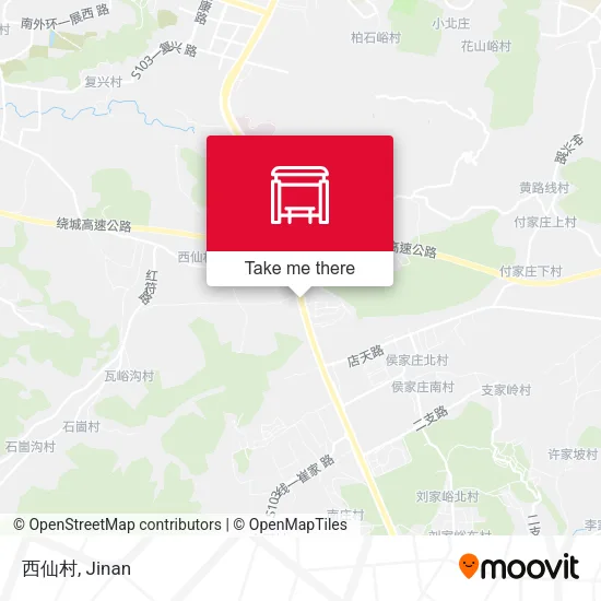 西仙村 map