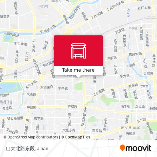 山大北路东段 map
