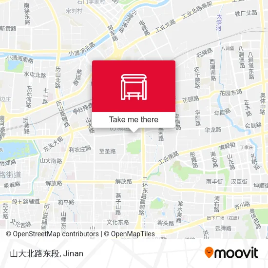 山大北路东段 map