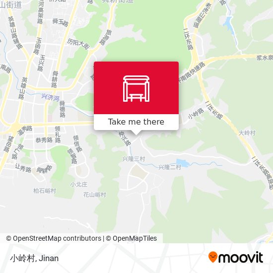 小岭村 map