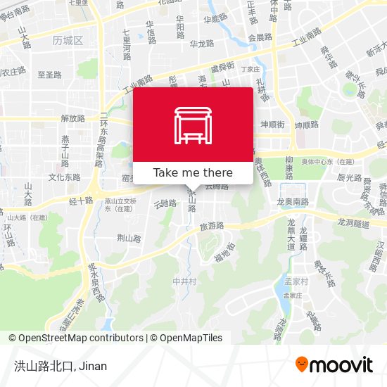 洪山路北口 map