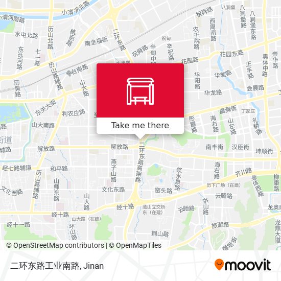 二环东路工业南路 map