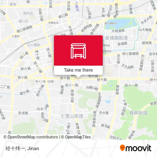 经十纬一 map