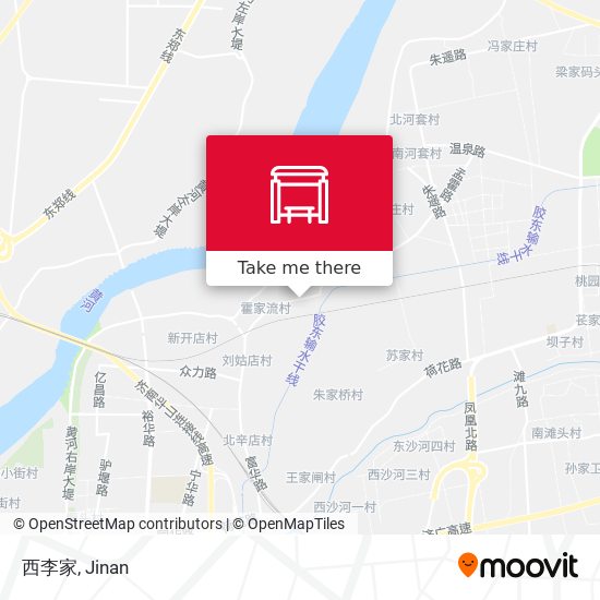 西李家 map