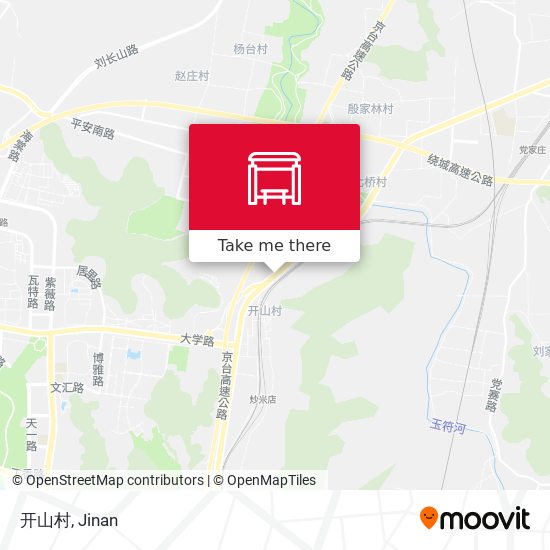 开山村 map