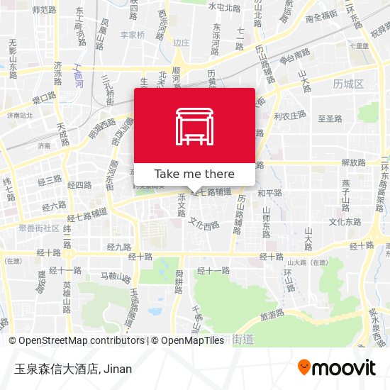 玉泉森信大酒店 map
