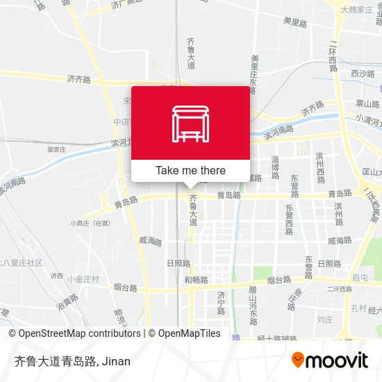 齐鲁大道青岛路 map