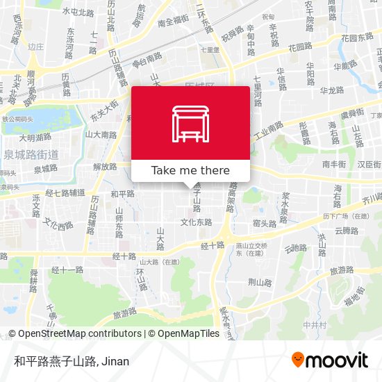 和平路燕子山路 map