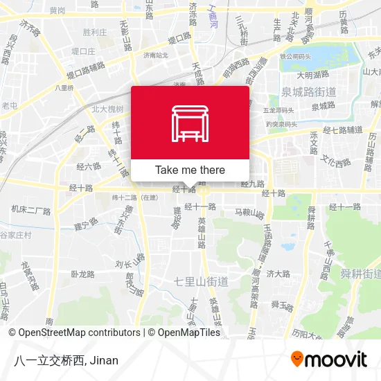 八一立交桥西 map
