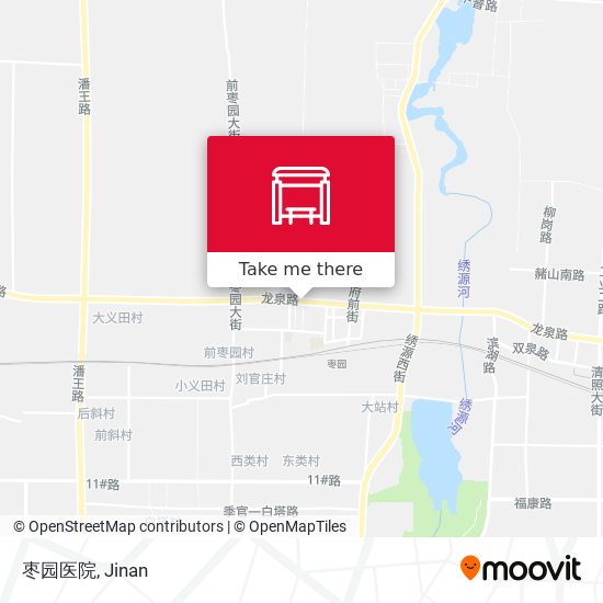 枣园医院 map