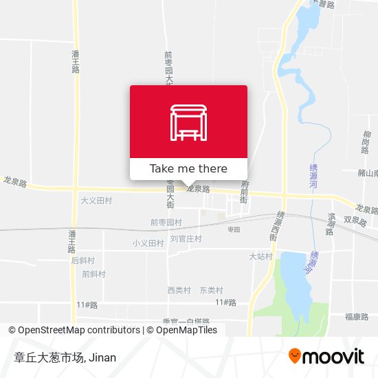 章丘大葱市场 map