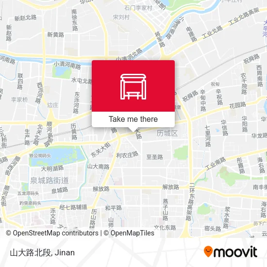 山大路北段 map