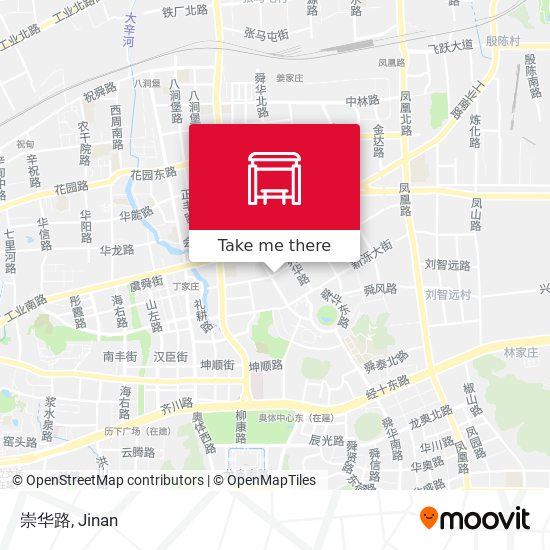 崇华路 map