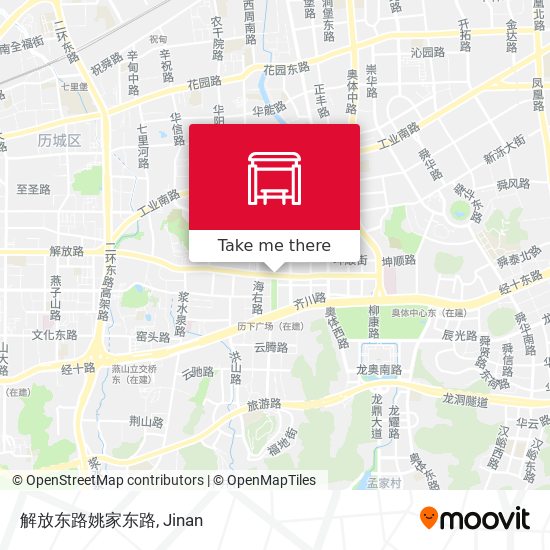 解放东路姚家东路 map