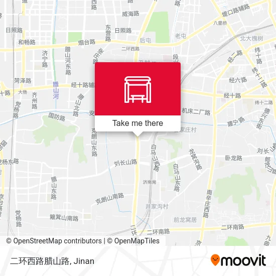 二环西路腊山路 map
