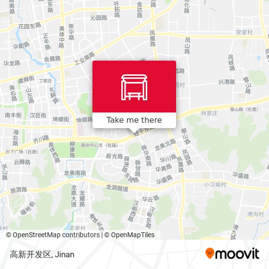 高新开发区 map