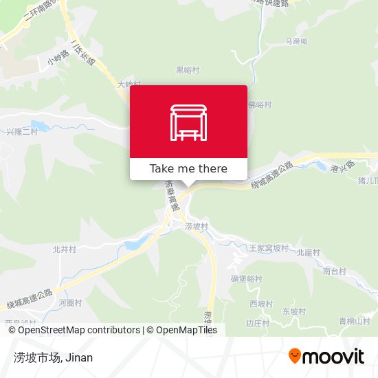 涝坡市场 map
