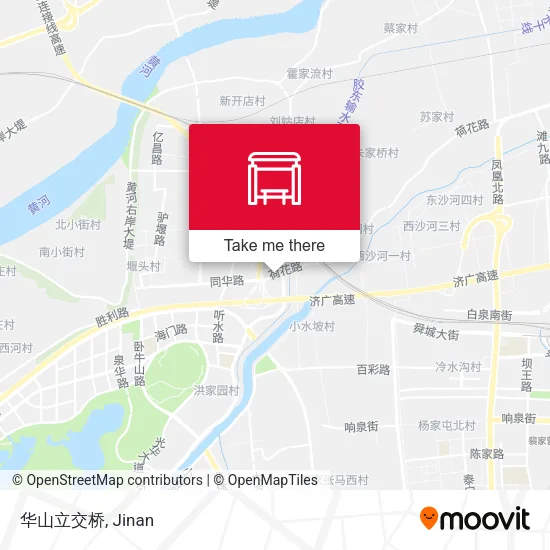 华山立交桥 map