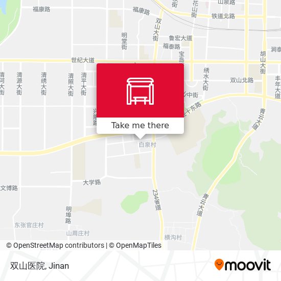 双山医院 map
