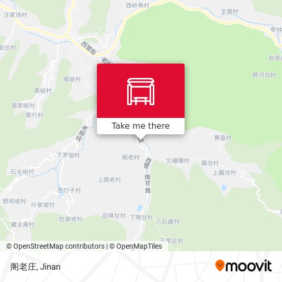 阁老庄 map