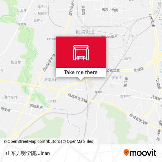 山东力明学院 map