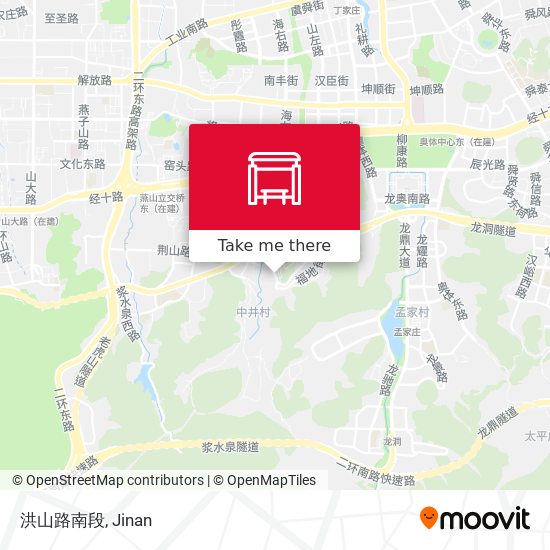 洪山路南段 map