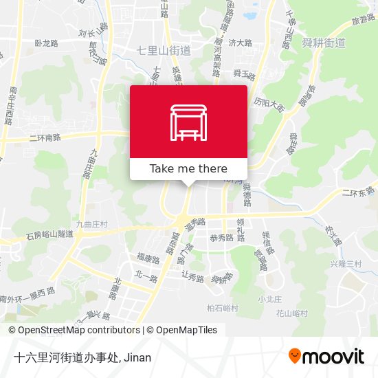 十六里河街道办事处 map