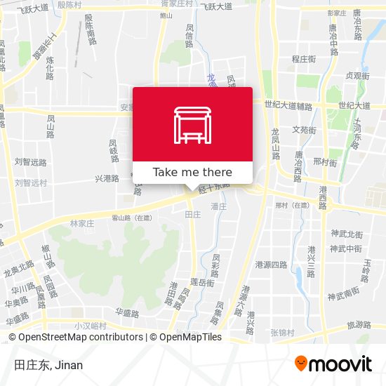 田庄东 map