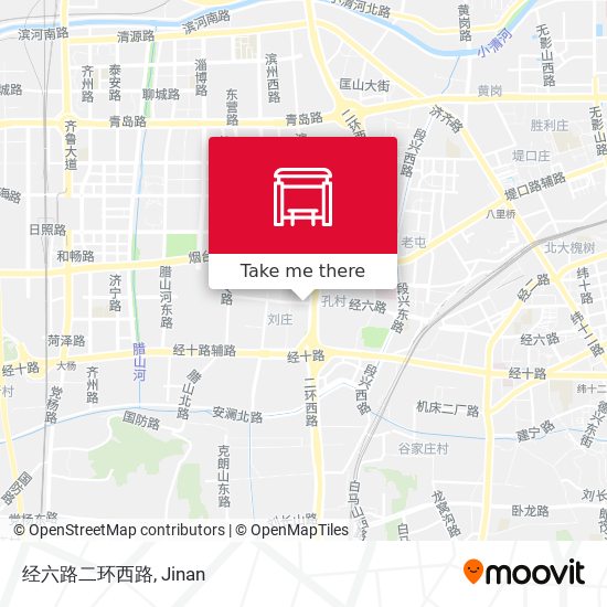 经六路二环西路 map