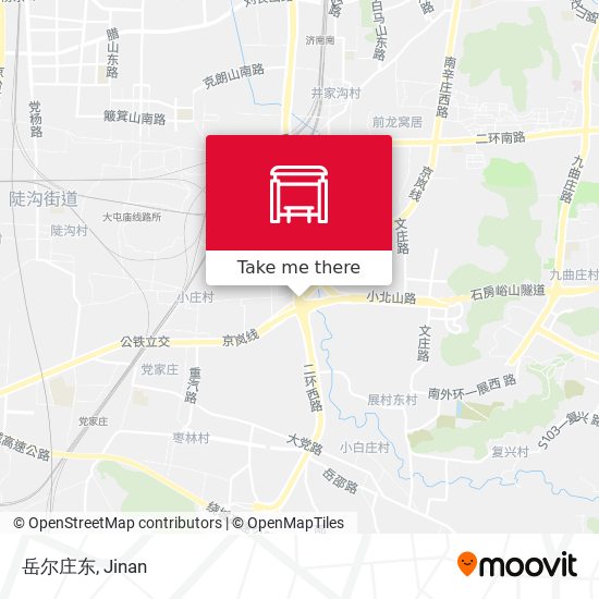 岳尔庄东 map
