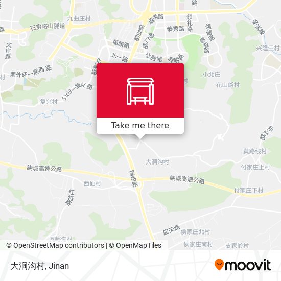 大涧沟村 map
