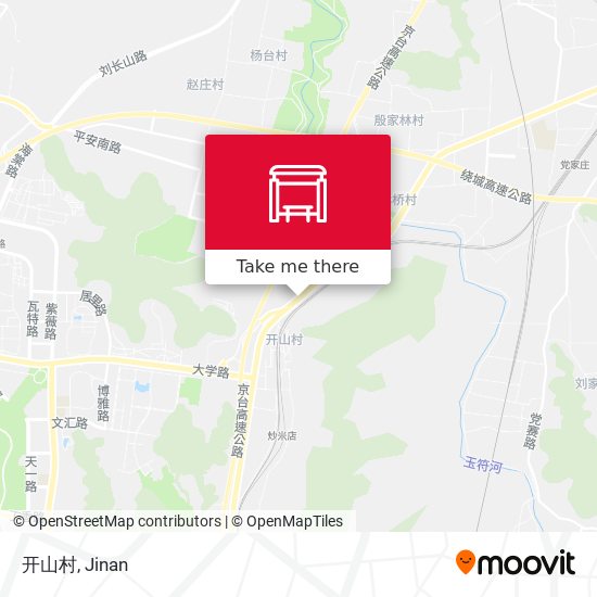 开山村 map