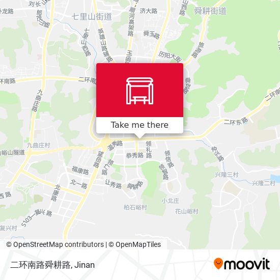 二环南路舜耕路 map