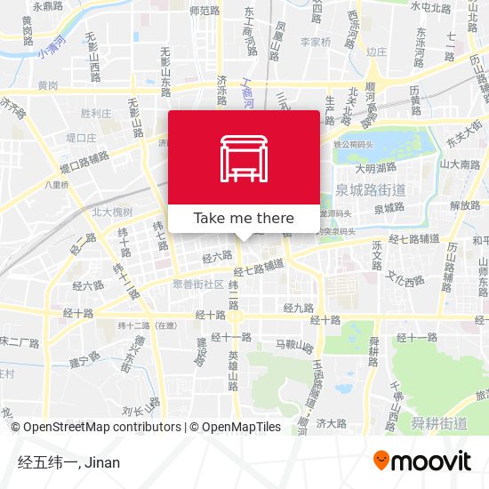 经五纬一 map