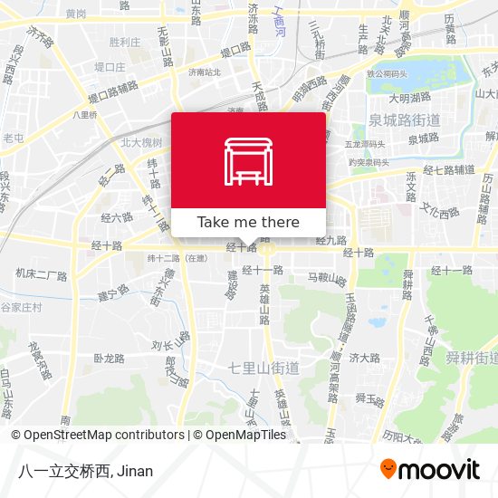 八一立交桥西 map