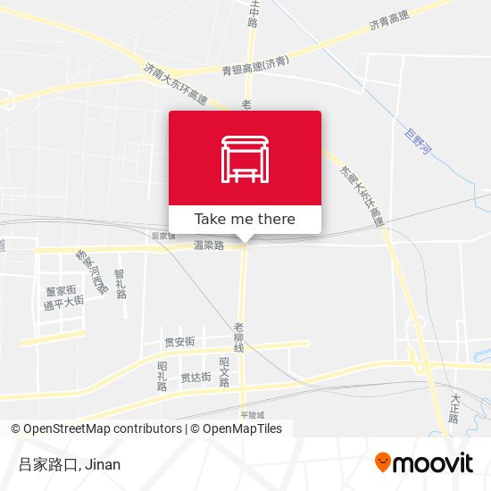 吕家路口 map