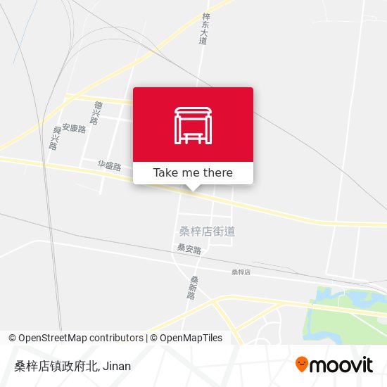 桑梓店镇政府北 map