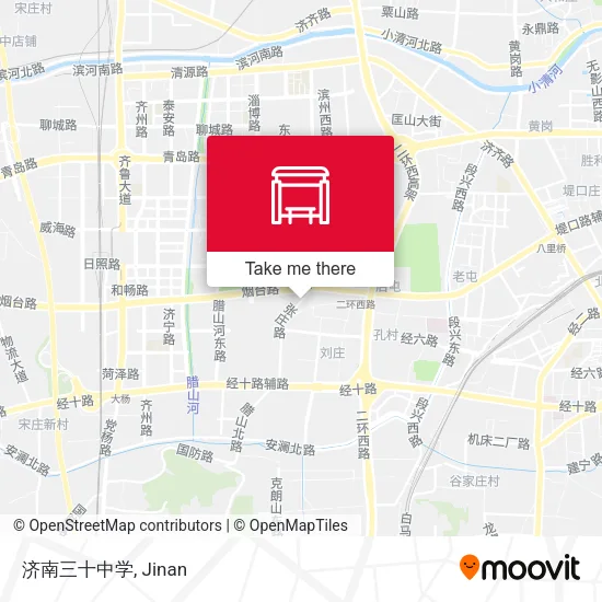 济南三十中学 map