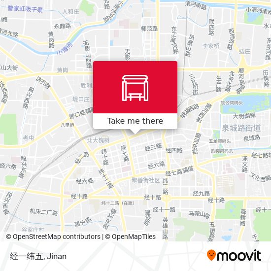 经一纬五 map