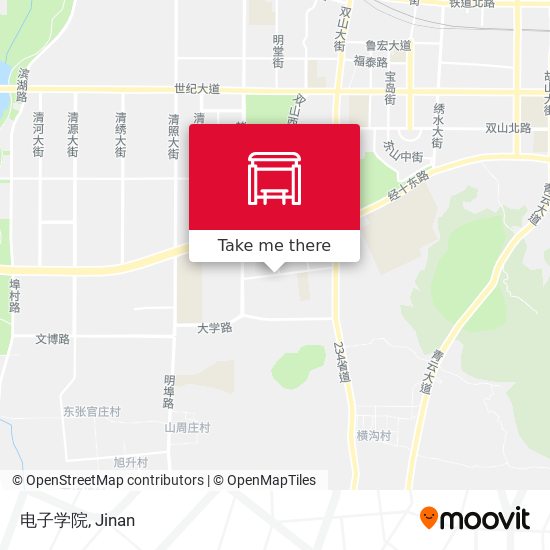 电子学院 map