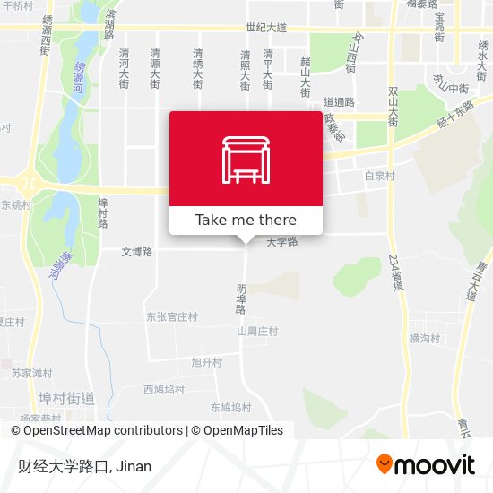 财经大学路口 map