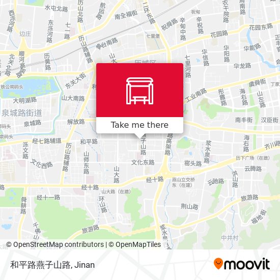 和平路燕子山路 map