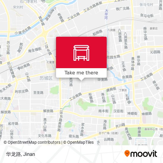 华龙路 map