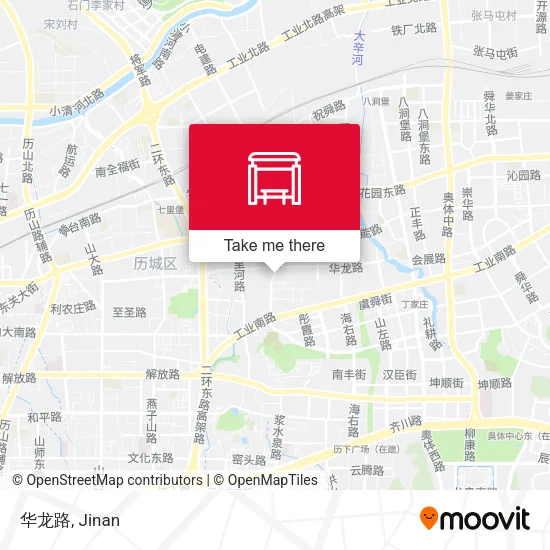 华龙路 map