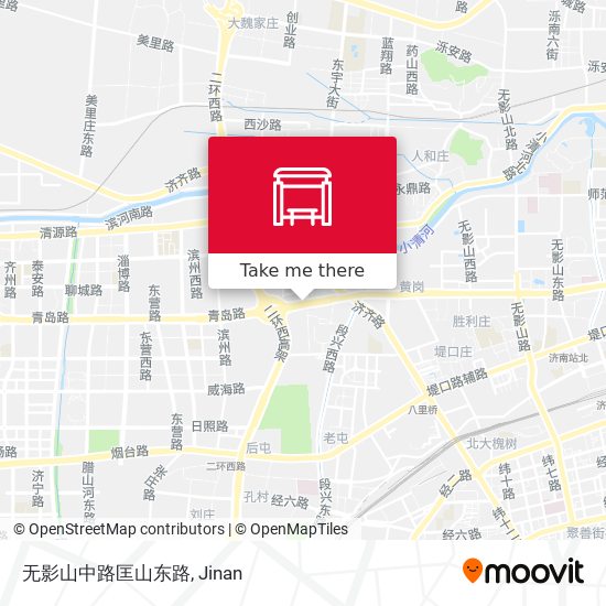 无影山中路匡山东路 map