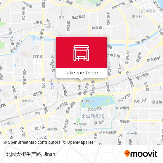 北园大街生产路 map